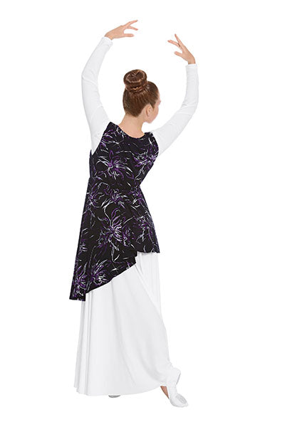 Eurotard 83829 Womens Opulent Orchid Wrap Front Dance Overlay